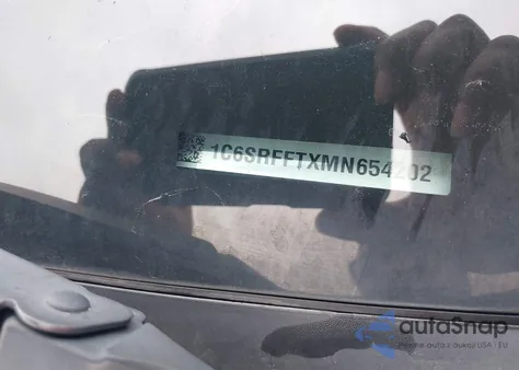 2021 Ram 1500 Big Horn 4X4 5'7 Box из США, поврежденный, VIN 1C6SRFFTXMN654202